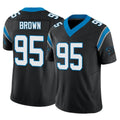 Ncoe C.Panthers #95 Derrick Brown Player Black Vapor F.U.S.E. Limited Home Game Stitched Jerseys
