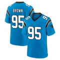 Ncoe C.Panthers #95 Derrick Brown Player Blue Home Game Stitched Jerseys