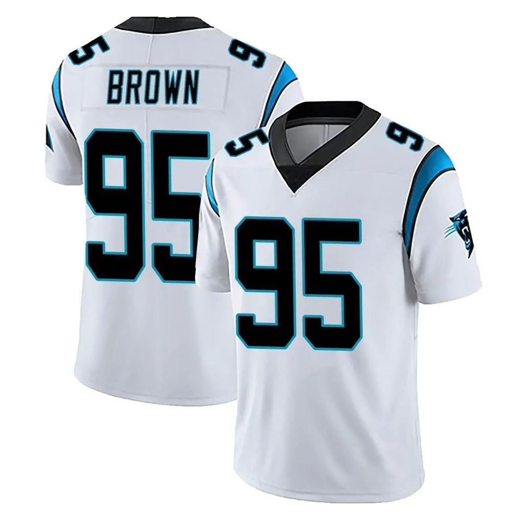 Ncoe C.Panthers #95 Derrick Brown Player White Vapor Untouchable Limited Game Stitched Jerseys