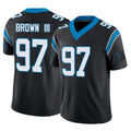 Ncoe C.Panthers #97 Bobby Brown III Player Black Vapor F.U.S.E. Limited Home Game Stitched Jerseys