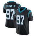 Ncoe C.Panthers #97 Bobby Brown III Player Black Vapor Untouchable Limited Game Stitched Jerseys