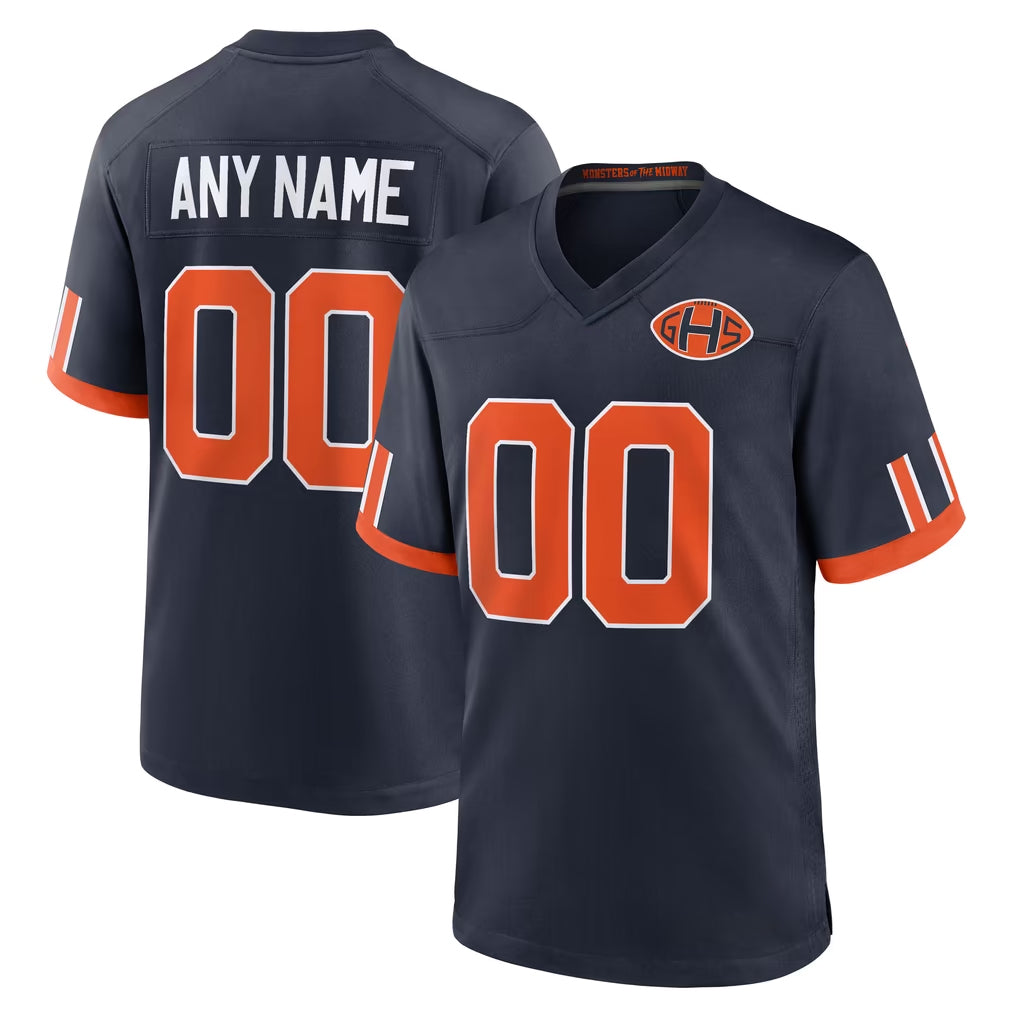 Ncoe Custom C.Bears Navy 2026 Rivalries Collection Home Game Any Name & Numbers Stitched Jerseys
