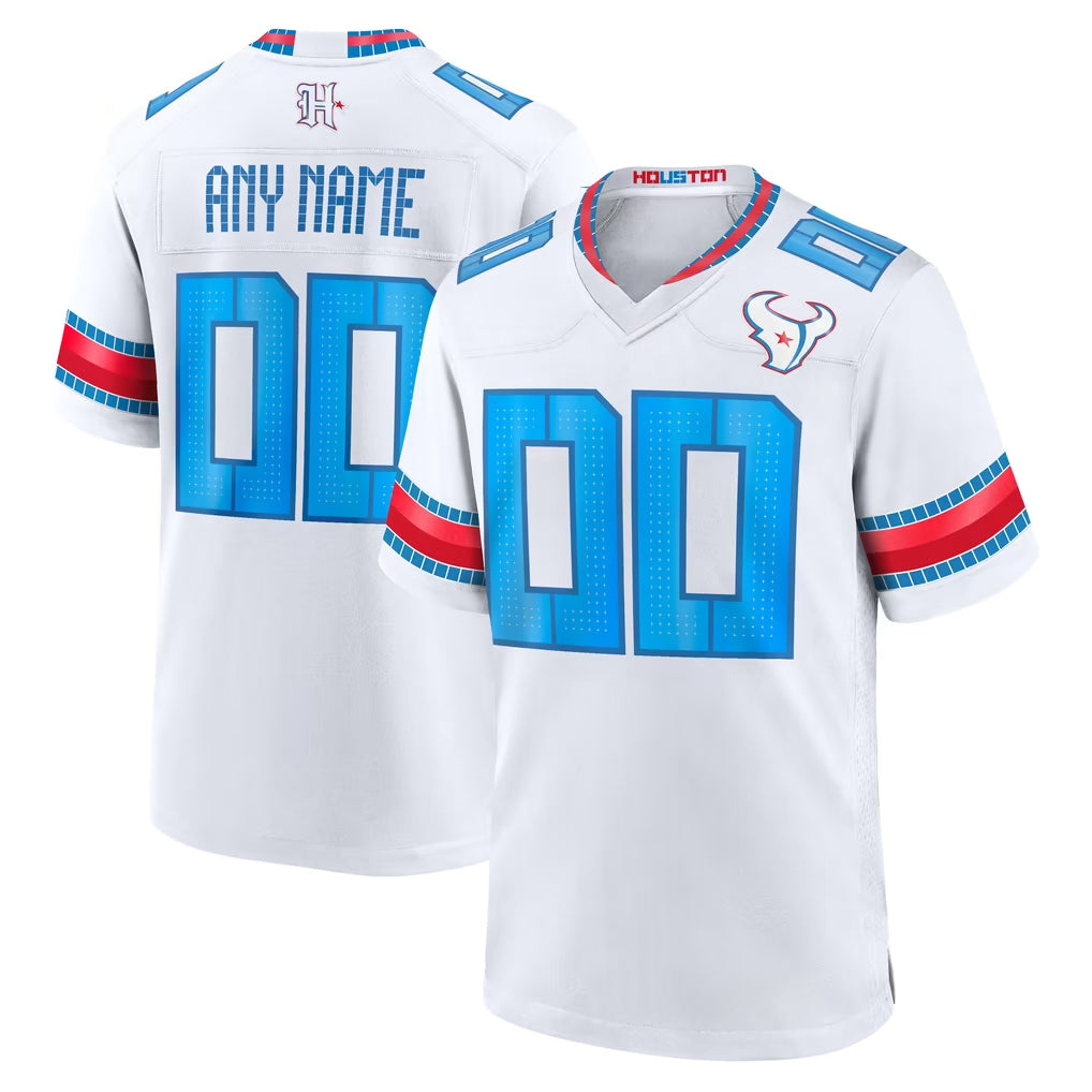 Ncoe Custom H.Texans White 2026 Rivalries Vapor Home Game Any Name & Numbers Stitched jerseys