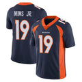 Ncoe D.Broncos #19 Marvin Mims Jr. Player Navy Vapor Untouchable Limited Game Stitched Jerseys