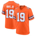 Ncoe D.Broncos #19 Marvin Mims Jr. Player Orange Alternate Collection Throwback Game Stitched Jerseys