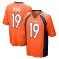 Ncoe D.Broncos #19 Marvin Mims Jr. Player Orange Color Home Game Stitched Jerseys