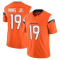 Ncoe D.Broncos #19 Marvin Mims Jr. Player Orange Vapor F.U.S.E. Limited Home Game Stitched Jerseys