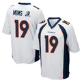 Ncoe D.Broncos #19 Marvin Mims Jr. Player White Game Stitched Jerseys