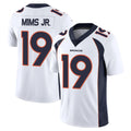 Ncoe D.Broncos #19 Marvin Mims Jr. Player White Vapor Untouchable Limited Home Game Stitched Jerseys