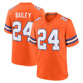Ncoe D.Broncos #24 Champ Bailey Player Orange Alternate Collection Throwback Game Stitched Jerseys
