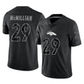 Ncoe D.Broncos #29 Ja'Quan McMillian Player Black Reflective Limited Stitched Jerseys