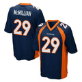 Ncoe D.Broncos #29 Ja'Quan McMillian Player Navy Game Stitched Jerseys