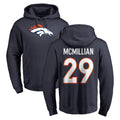 Ncoe D.Broncos #29 Ja'Quan McMillian Player Navy Pullover Hoodie Limited Stitched Jerseys