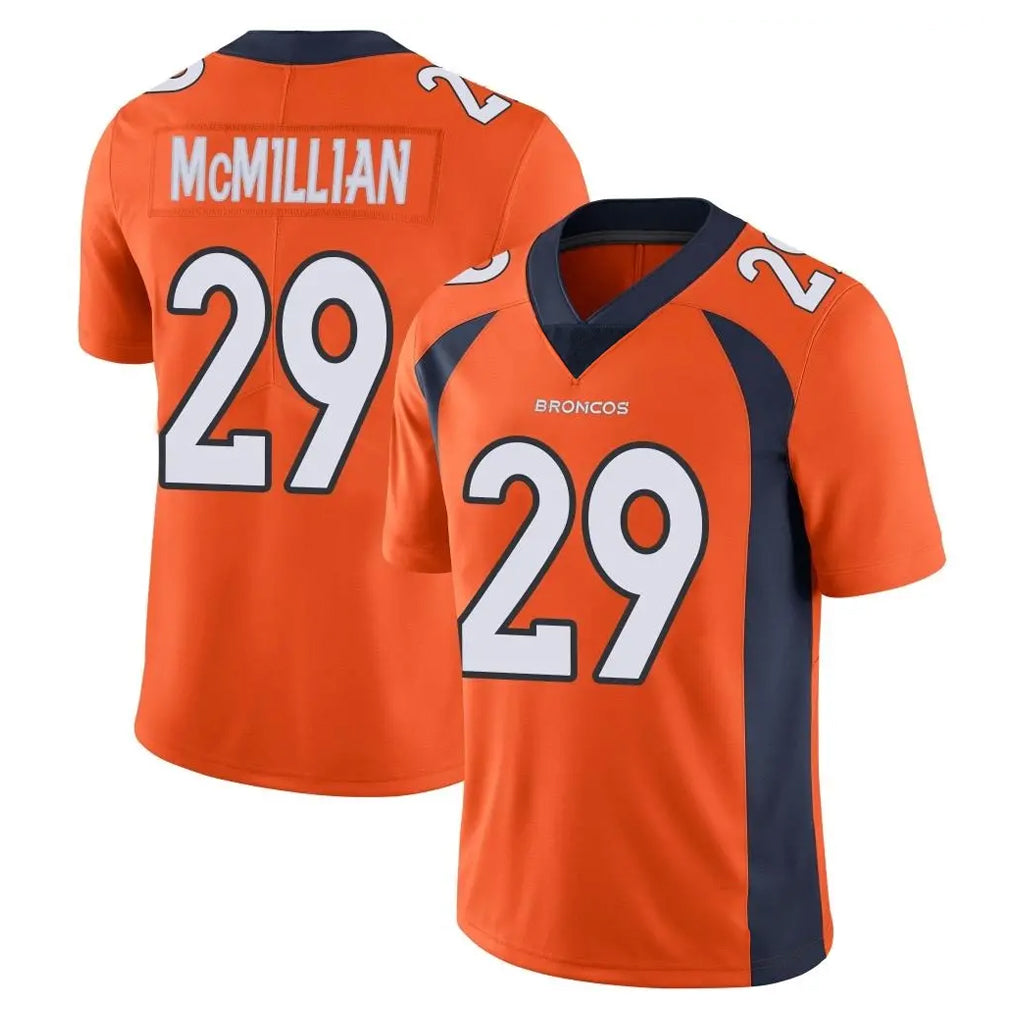 Ncoe D.Broncos #29 Ja'Quan McMillian Player Orange Color Vapor Untouchable Limited Game Stitched Jerseys