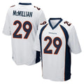 Ncoe D.Broncos #29 Ja'Quan McMillian Player White Game Stitched Jerseys