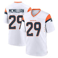 Ncoe D.Broncos #29 Ja'Quan McMillian Player White Home Game Stitched Jerseys