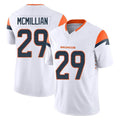 Ncoe D.Broncos #29 Ja'Quan McMillian Player White Limited Vapor F.U.S.E. Home Game Stitched Jerseys