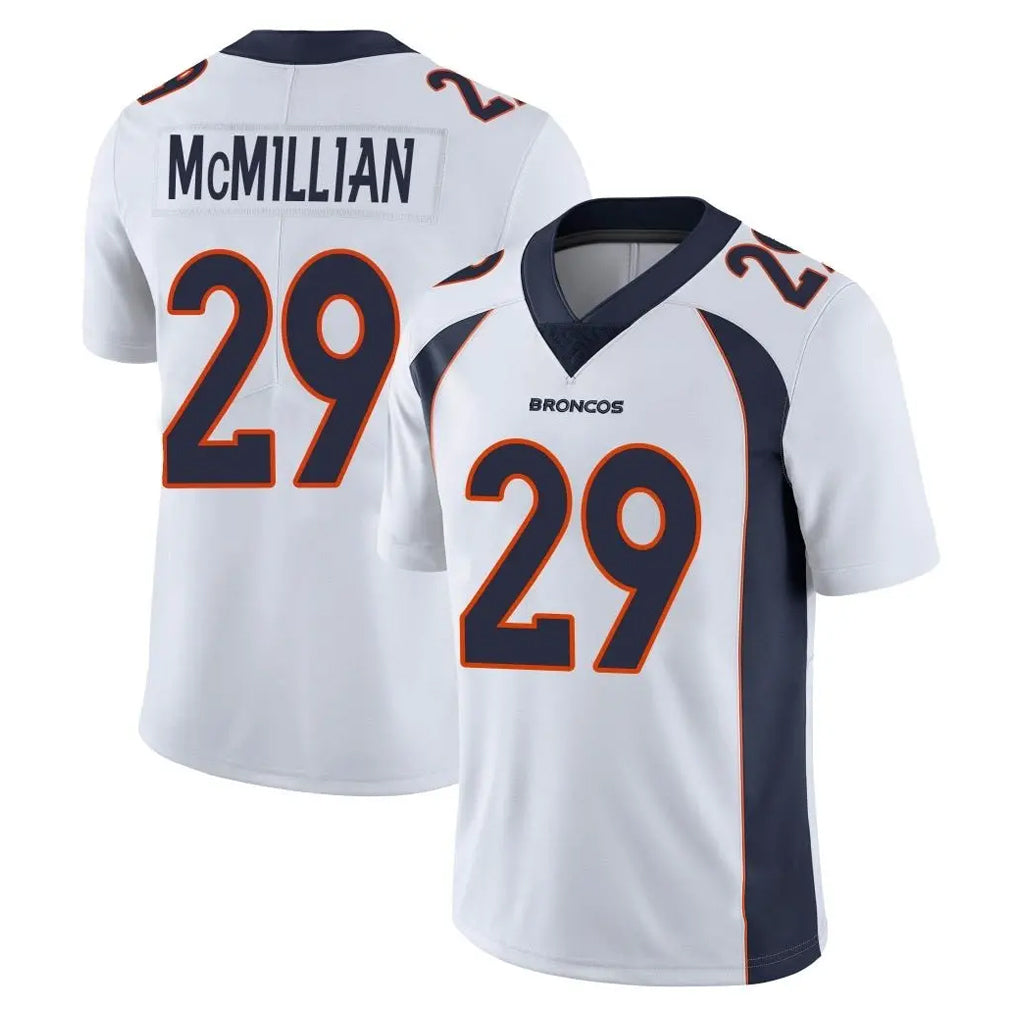 Ncoe D.Broncos #29 Ja'Quan McMillian Player White Vapor Untouchable Limited Home Game Stitched Jerseys