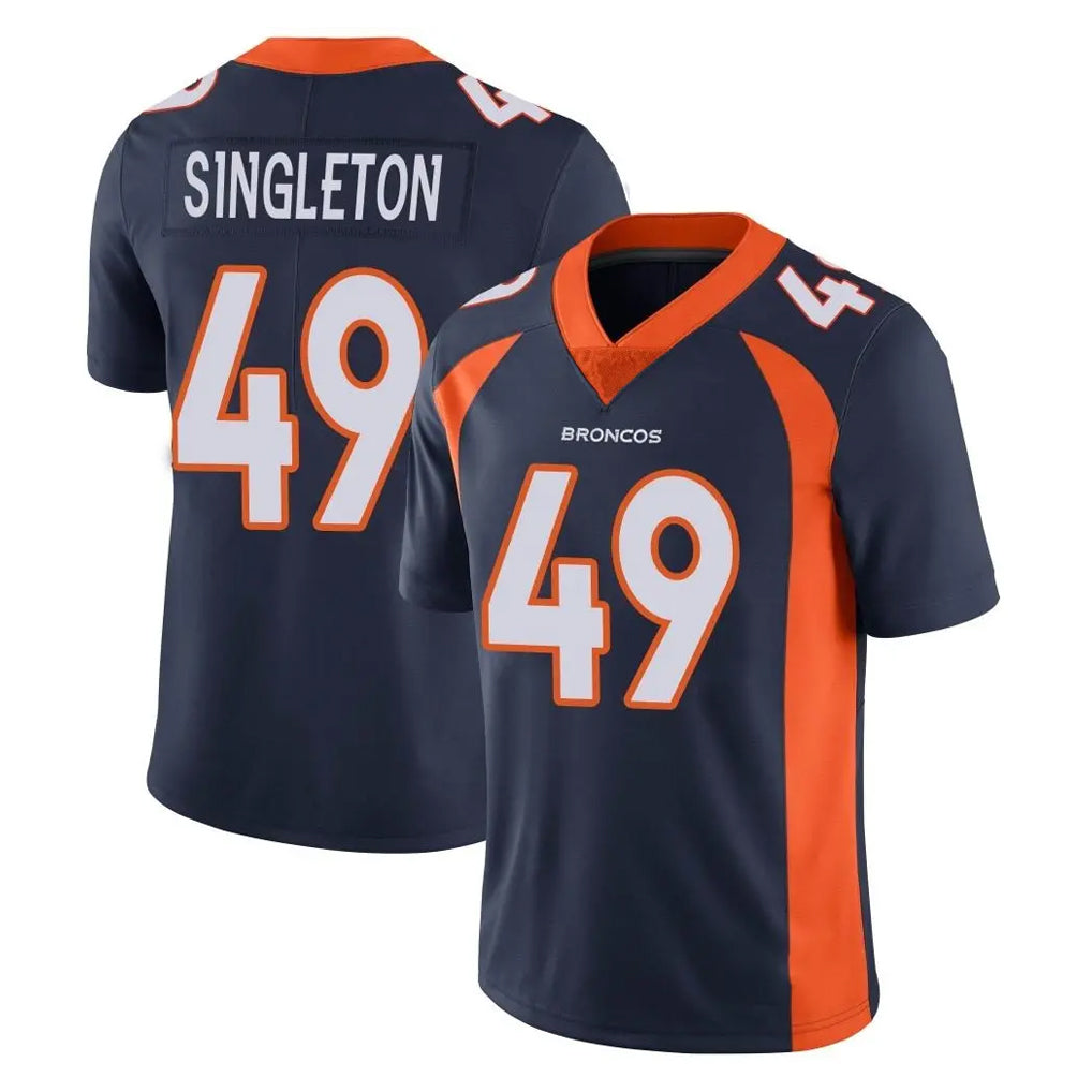 Ncoe D.Broncos #49 Alex Singleton Player Navy Vapor Untouchable Limited Game Stitched Jerseys