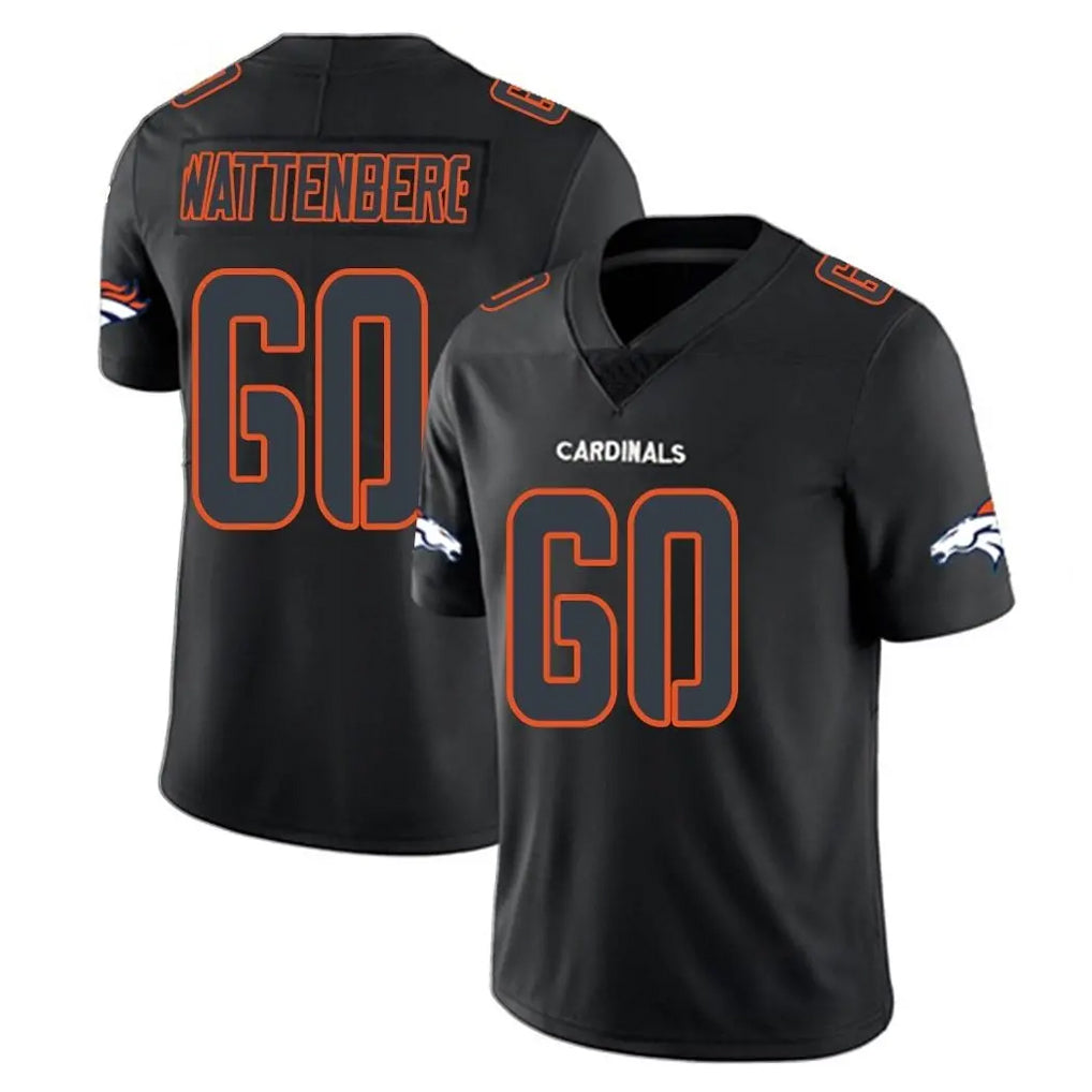 Ncoe D.Broncos #60 Luke Wattenberg Player Black Impact Limited Game Stitched Jerseys