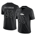 Ncoe D.Broncos #60 Luke Wattenberg Player Black Reflective Limited Stitched Jerseys