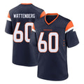 Ncoe D.Broncos #60 Luke Wattenberg Player Navy Home Game Stitched Jerseys