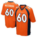 Ncoe D.Broncos #60 Luke Wattenberg Player Orange Color Home Game Stitched Jerseys