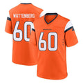 Ncoe D.Broncos #60 Luke Wattenberg Player Orange Home Game Stitched Jerseys
