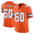 Ncoe D.Broncos #60 Luke Wattenberg Player Orange Vapor Untouchable Limited Home Game Stitched Jerseys