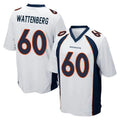 Ncoe D.Broncos #60 Luke Wattenberg Player White Game Stitched Jerseys