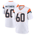 Ncoe D.Broncos #60 Luke Wattenberg Player White Home Game Stitched Jerseys