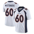 Ncoe D.Broncos #60 Luke Wattenberg Player White Vapor Untouchable Limited Home Game Stitched Jerseys