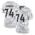 Ncoe D.Broncos #74 Ben Powers Player Arctic Camo Salute To Service Limited Stitched Jerseys