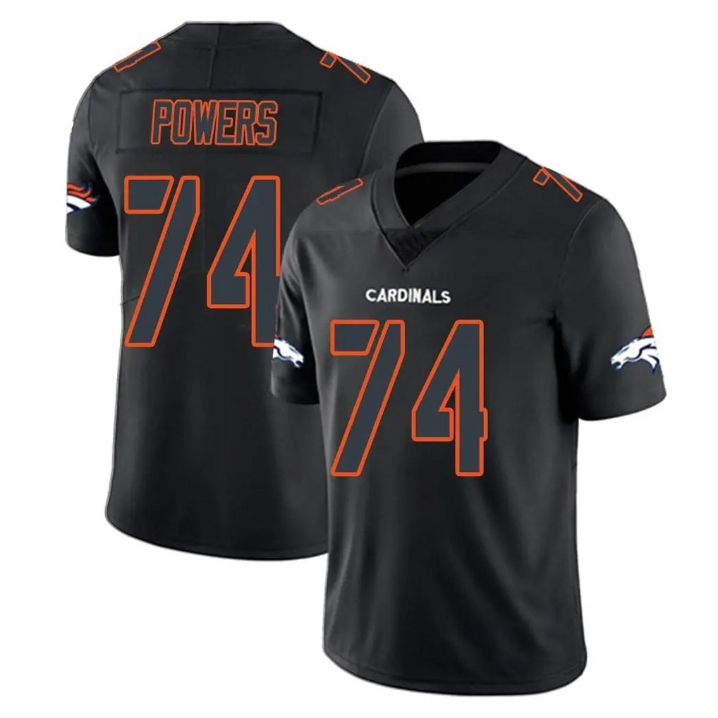 Ncoe D.Broncos #74 Ben Powers Player Black Impact Limited Game Stitched Jerseys