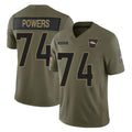 Ncoe D.Broncos #74 Ben Powers Player Olive 2025 Salute To Service Limited Home Game Stitched Jerseys