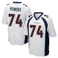 Ncoe D.Broncos #74 Ben Powers Player White Game Stitched Jerseys
