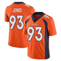 Ncoe D.Broncos #93 D.J. Jones Player Orange Color Vapor Untouchable Limited Game Stitched Jerseys