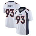 Ncoe D.Broncos #93 D.J. Jones Player White Vapor Untouchable Limited Home Game Stitched Jerseys