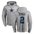 Ncoe D.Cowboys #2 Cobie Durant Player Gray LOGO Pullover Hoodie Limited Stitched Jerseys