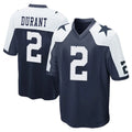 Ncoe D.Cowboys #2 Cobie Durant Player Navy-White Alternate Home Game Stitched Jerseys