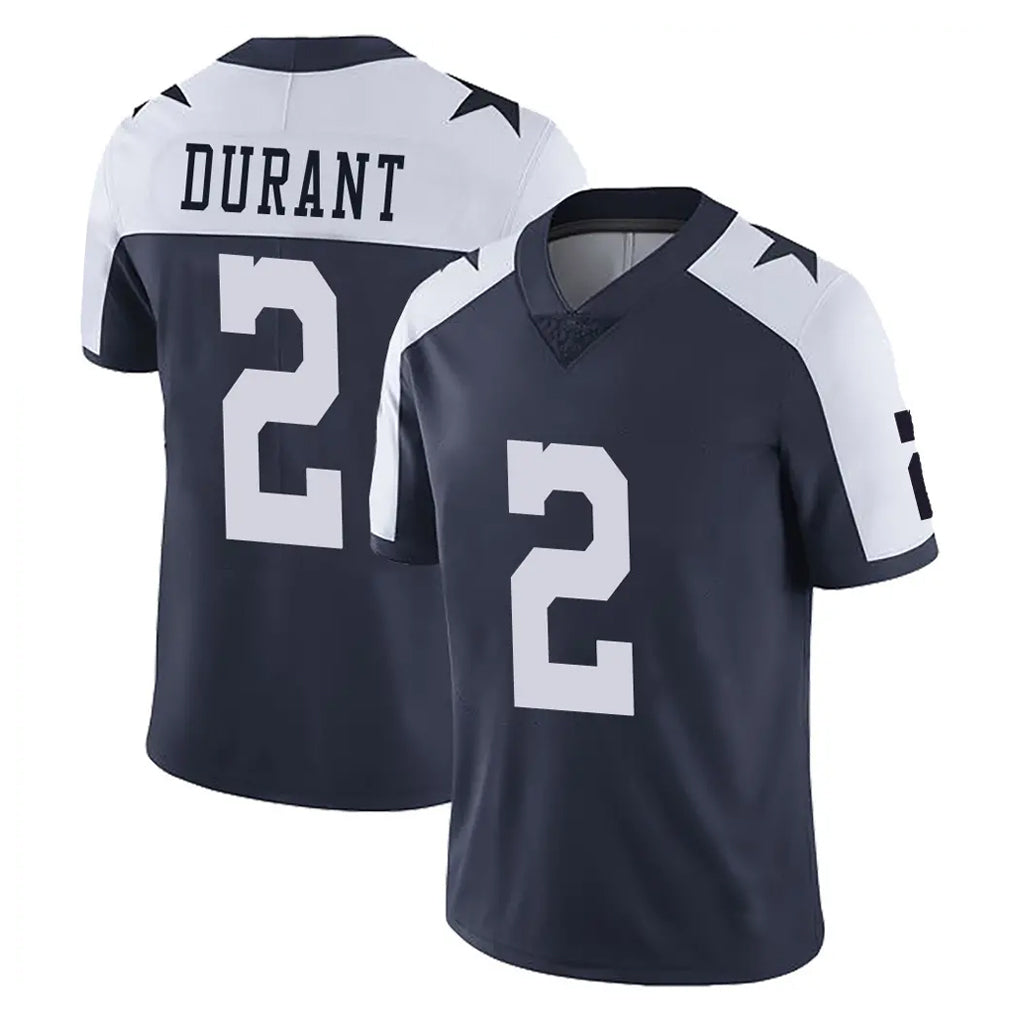 Ncoe D.Cowboys #2 Cobie Durant Player Navy-White Limited Alternate Vapor Untouchable Home Game Stitched Jerseys