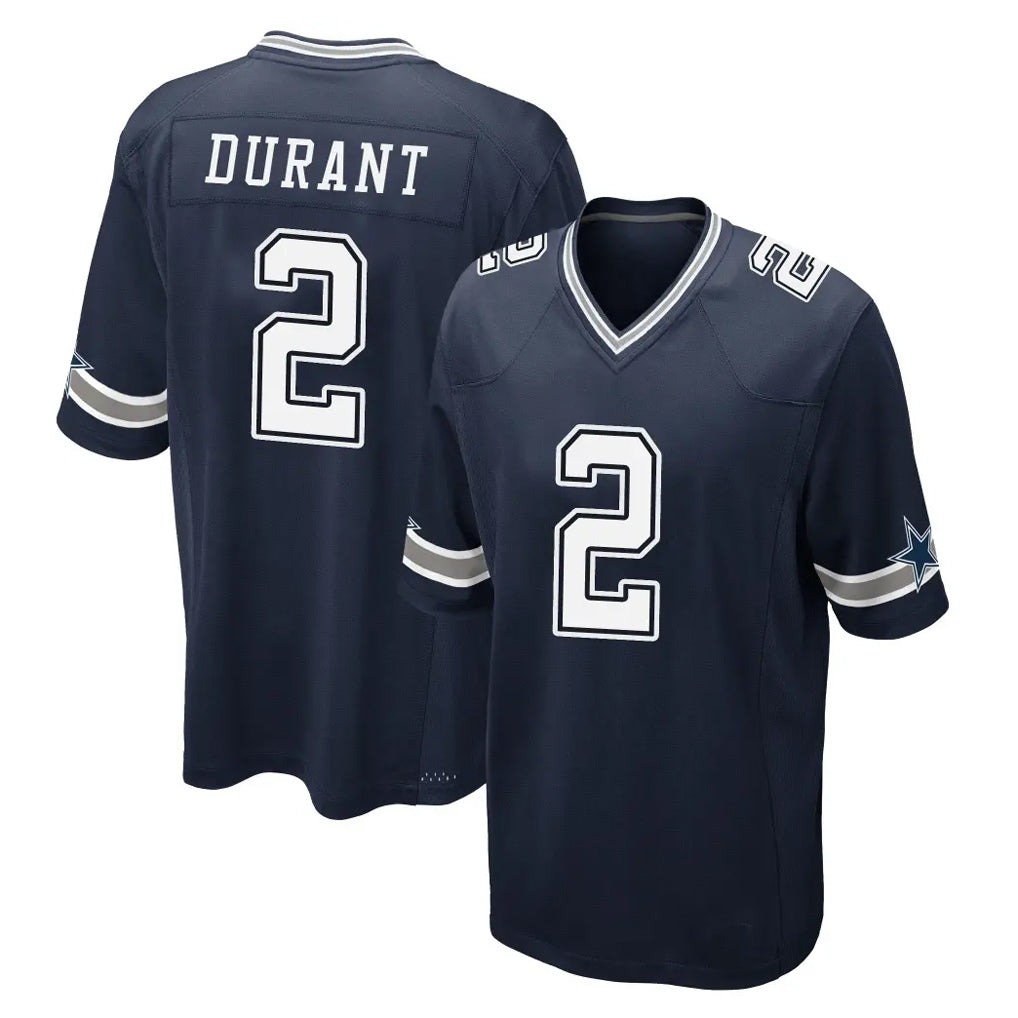Ncoe D.Cowboys #2 Cobie Durant Player Navy Home Game Stitched Jerseys