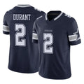 Ncoe D.Cowboys #2 Cobie Durant Player Navy Limited Vapor F.U.S.E. Home Game Stitched Jerseys
