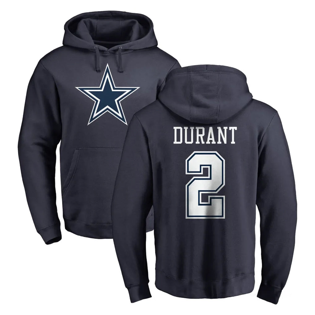 Ncoe D.Cowboys #2 Cobie Durant Player Navy Pullover Hoodies Limited Stitched Jerseys