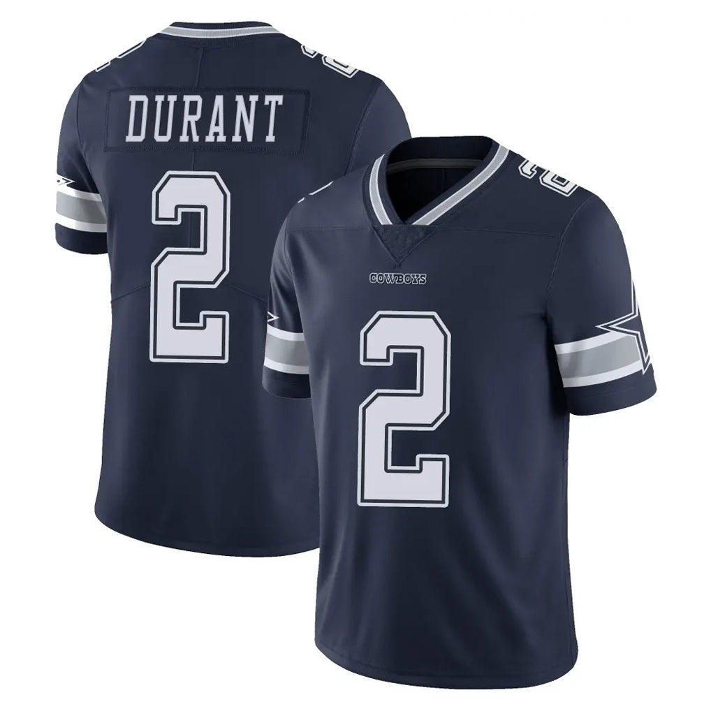 Ncoe D.Cowboys #2 Cobie Durant Player Navy Vapor Untouchable Limited Home Game Stitched Jerseys