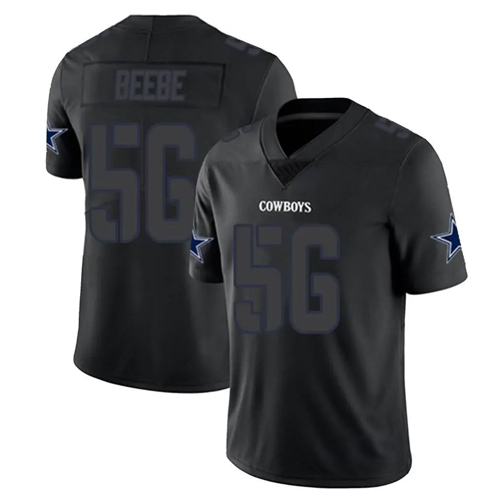 Ncoe D.Cowboys #56 Cooper Beebe Player Black Impact Limited Home Game Stitched Jerseys