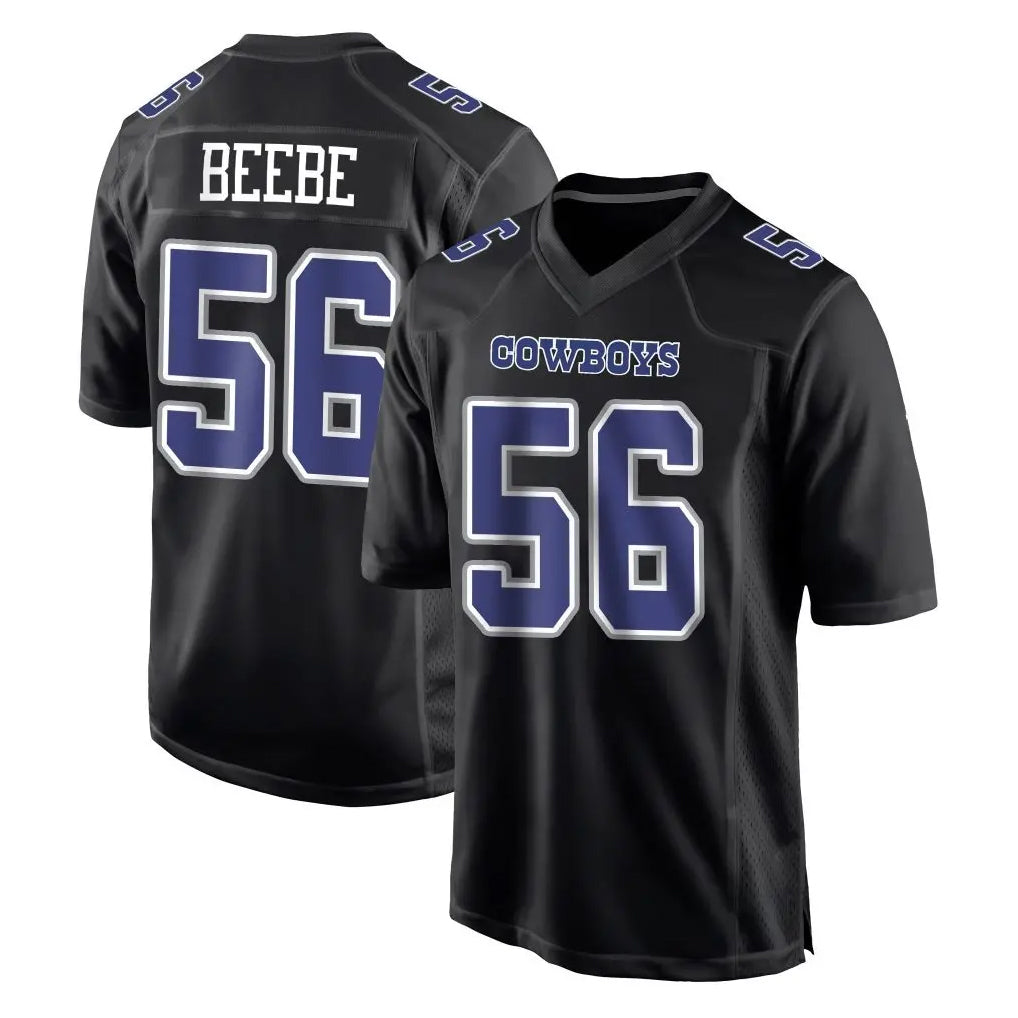 Ncoe D.Cowboys #56 Cooper Beebe Player Carbon Black Fashion Home Game Stitched Jerseys