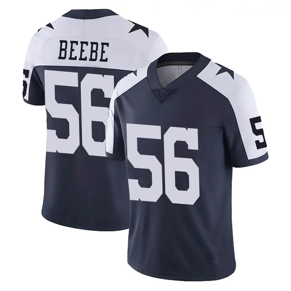 Ncoe D.Cowboys #56 Cooper Beebe Player Navy-White Limited Alternate Vapor Untouchable Home Game Stitched Jerseys