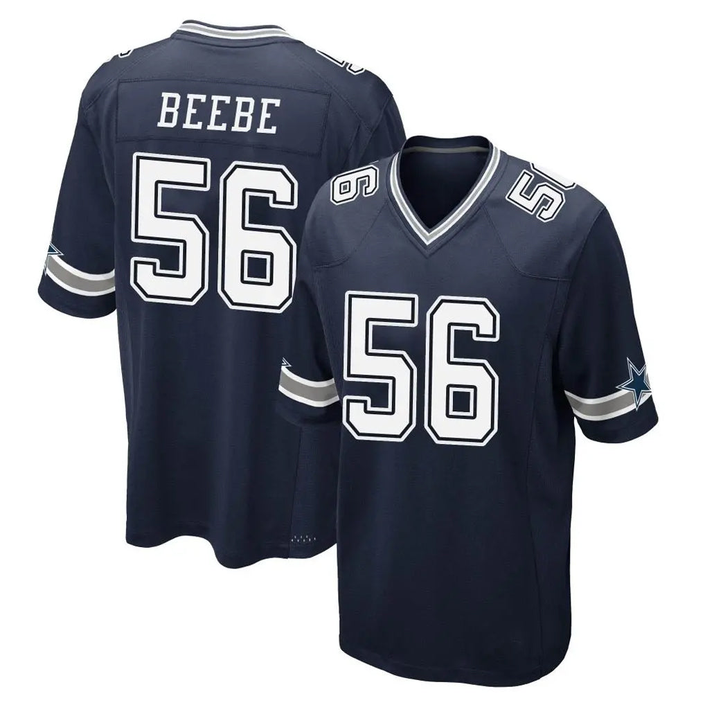 Ncoe D.Cowboys #56 Cooper Beebe Player Navy Home Game Stitched Jerseys