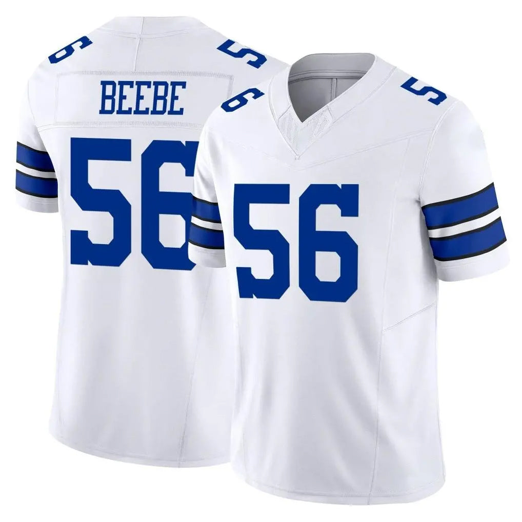 Ncoe D.Cowboys #56 Cooper Beebe Player White Limited Vapor F.U.S.E. Home Game Stitched Jerseys